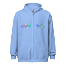 Load image into Gallery viewer, micro Shadowboxing unisex zip hoodie
